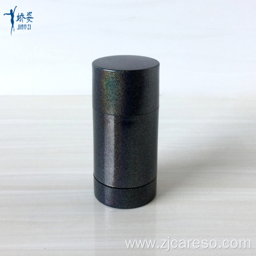 75ml Shiny Colorful Black Empty Deodorant Stick Container